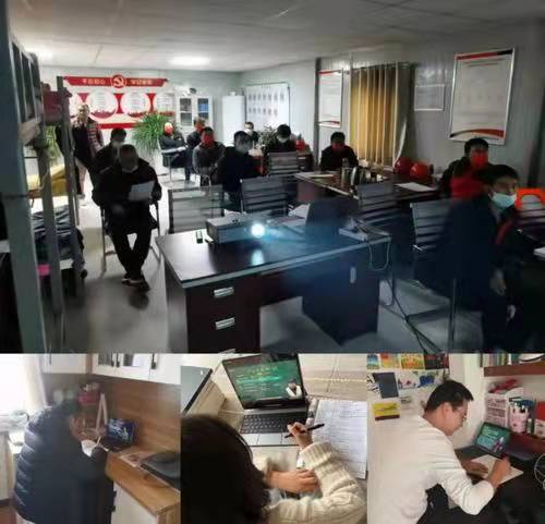 陜煤建設西北分公司：停工不停學，冬歇季充電忙