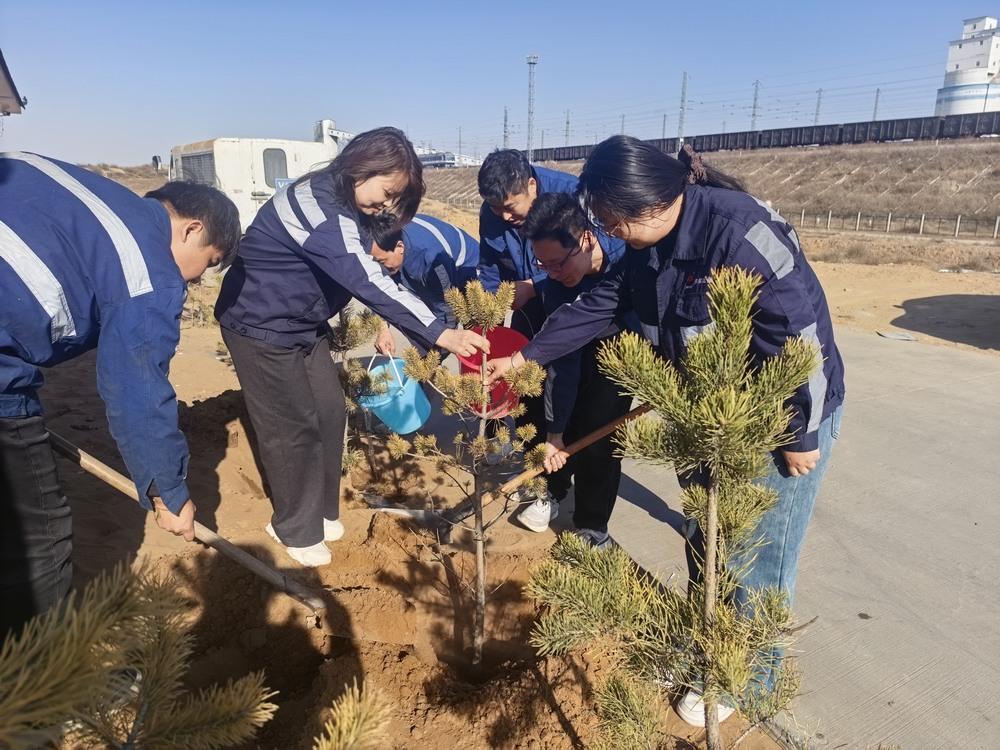 陜煤建設洗選煤運營公司：植一抹“新綠” 栽一腔“初心”
