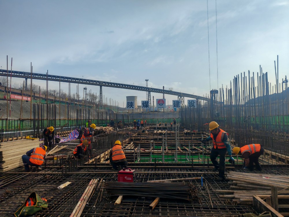 陜煤建設銅煤公司：黃陵電廠二期?2×1000MW 機組擴建項目輸煤#1標段三翻車機室工程關鍵節(jié)點順利完成