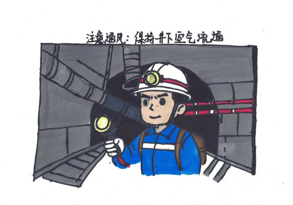 井下安全“四字訣”：通風(fēng)、滅火、逃生、提能